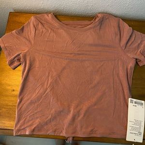 Lululemon Open Tie-Back short sleeve size 8